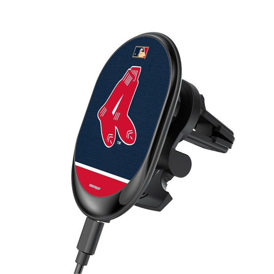 Boston Red Sox 1924-1960 - Cooperstown Collection Solid Wordmark Wireless Car Charger - 757 Sports Collectibles