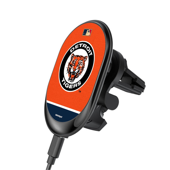 Detroit Tigers 1961-1963 - Cooperstown Collection Solid Wordmark Wireless Car Charger - 757 Sports Collectibles