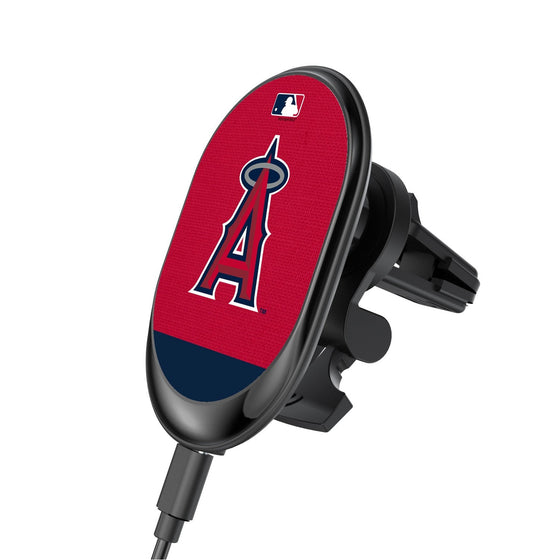 Los Angeles Angels Solid Wordmark Wireless Car Charger - 757 Sports Collectibles