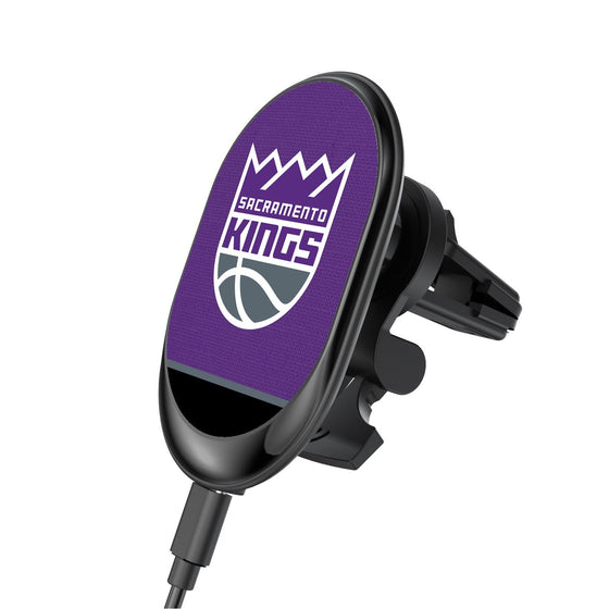 Sacramento Kings Solid Wordmark Wireless Car Charger-0
