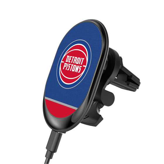 Detroit Pistons Solid Wordmark Wireless Car Charger-0