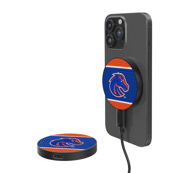 Boise State Broncos Mesh 15-Watt Wireless Magnetic Charger-0