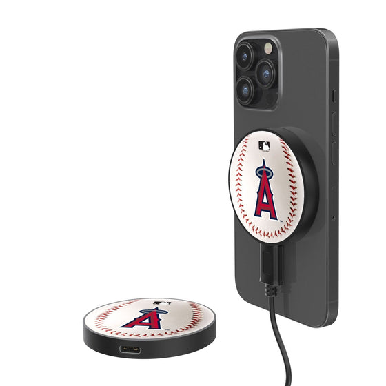 Los Angeles Angels Baseball 10-Watt Wireless Magnetic Charger - 757 Sports Collectibles