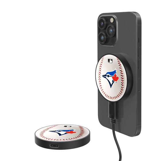 Toronto Blue Jays Baseball 10-Watt Wireless Magnetic Charger - 757 Sports Collectibles