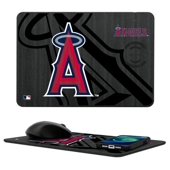 Los Angeles Angels Tilt 15-Watt Wireless Charger and Mouse Pad - 757 Sports Collectibles