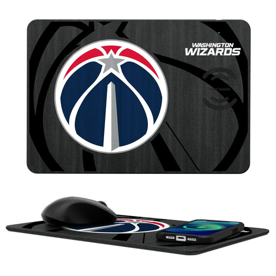Washington Wizards Tilt 15-Watt Wireless Charger and Mouse Pad-0