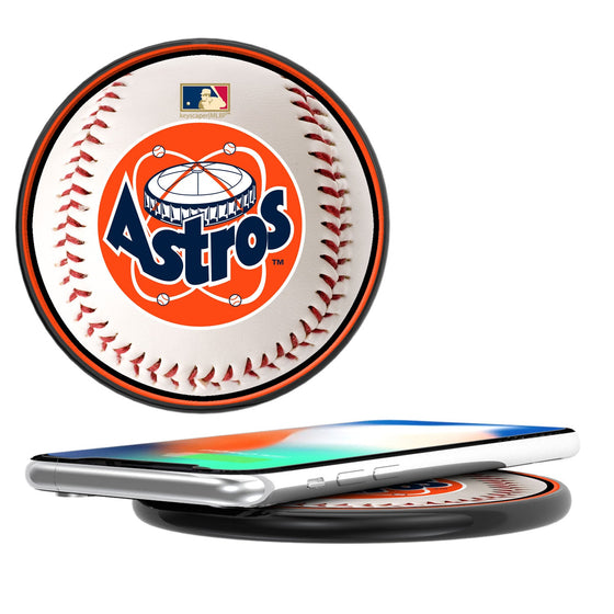 Houston Astros 1977-1998 - Cooperstown Collection Baseball 10-Watt Wireless Charger - 757 Sports Collectibles