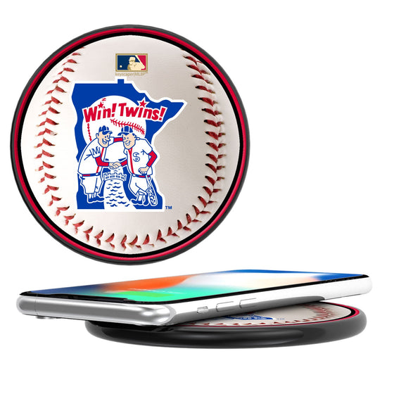 Minnesota Twins 1976-1986 - Cooperstown Collection Baseball 10-Watt Wireless Charger - 757 Sports Collectibles