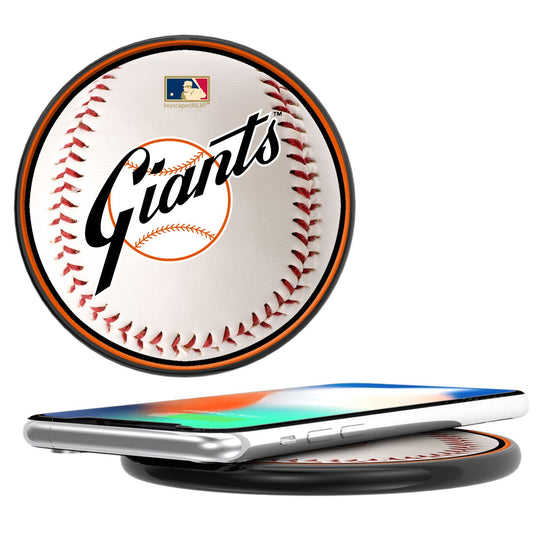 San Francisco Giants 1958-1967 - Cooperstown Collection Baseball 10-Watt Wireless Charger - 757 Sports Collectibles
