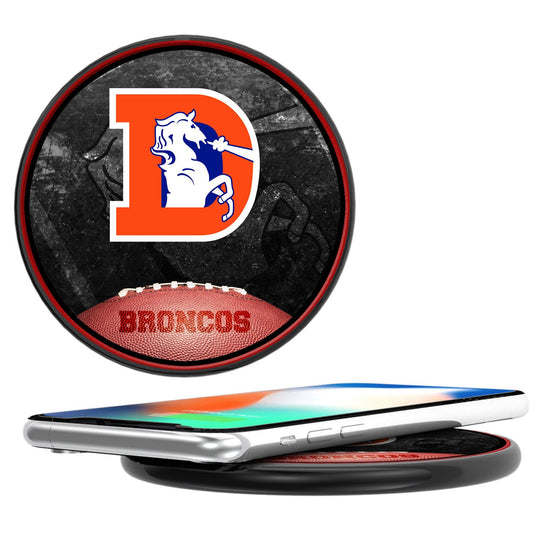 Denver Broncos 1993-1996 Historic Collection Legendary 10-Watt Wireless Charger - 757 Sports Collectibles