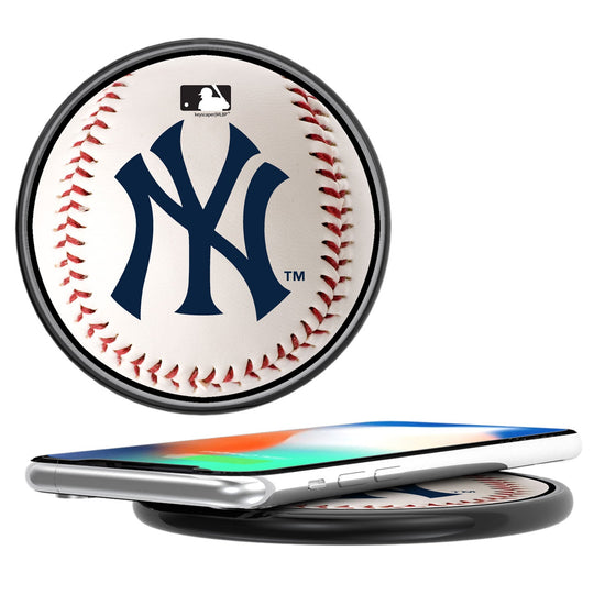 New York Yankees Baseball 10-Watt Wireless Charger - 757 Sports Collectibles