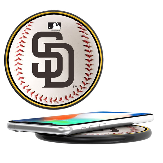 San Diego Padres Baseball 10-Watt Wireless Charger - 757 Sports Collectibles