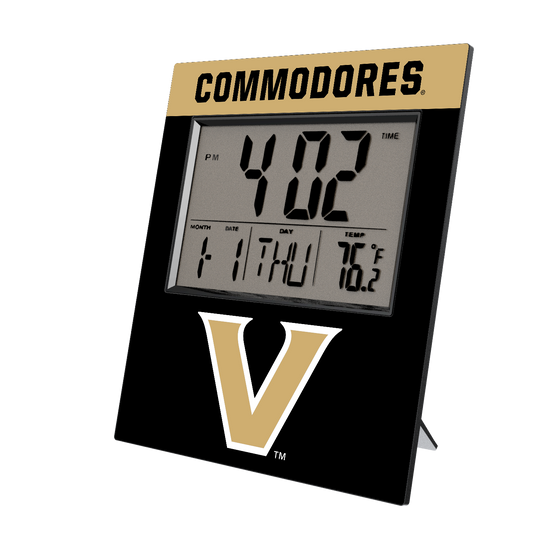 Vanderbilt Commodores Color Block Wall Clock-0