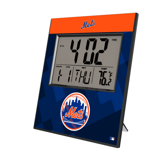 New York Mets Color Block Wall Clock-0