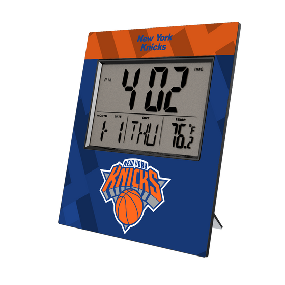 New York Knicks Color Block Wall Clock-0