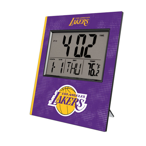Los Angeles Lakers Hatch Wall Clock-0