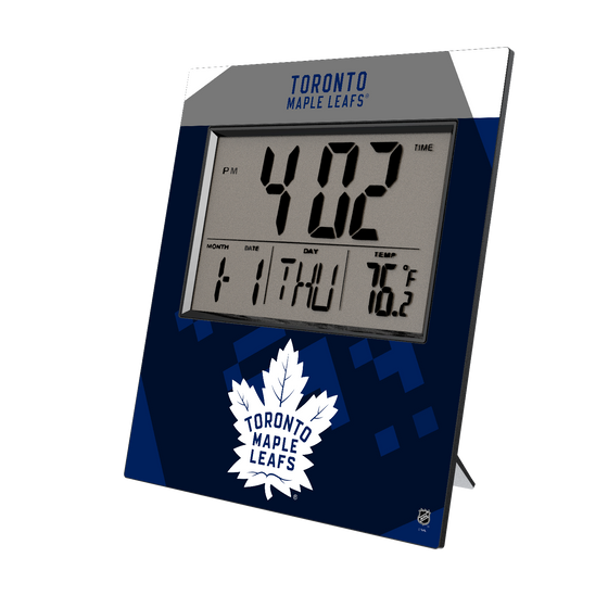 Toronto Maple Leafs Color Block Wall Clock-0