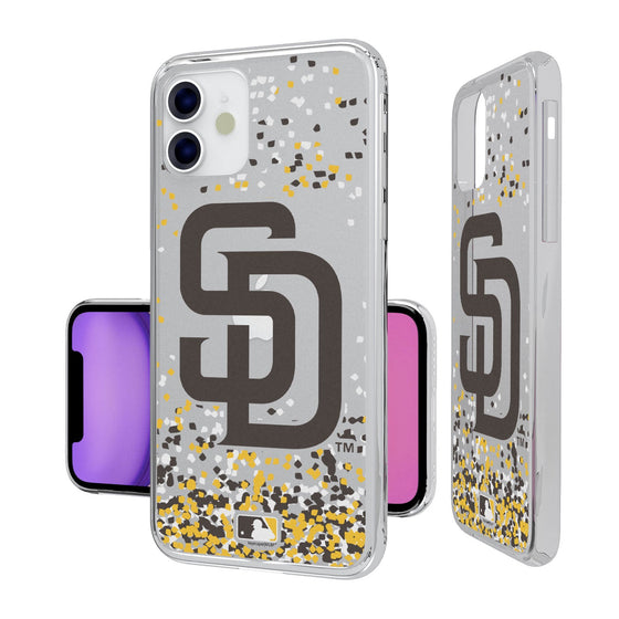 San Diego Padres Confetti Clear Case - 757 Sports Collectibles