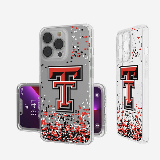 Texas Tech Red Raiders Confetti Clear Case-0