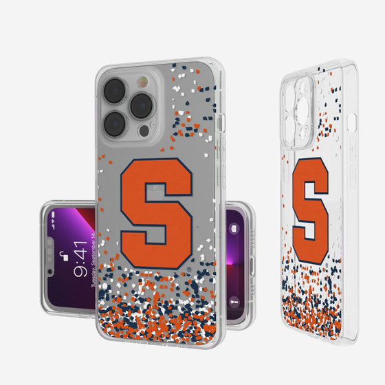 Syracuse Orange Confetti Clear Case-0