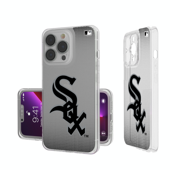 Chicago White Sox Linen Clear Phone Case-0