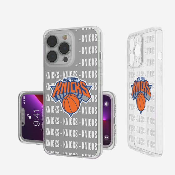 New York Knicks Blackletter Clear Case-0