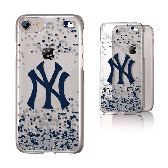 New York Yankees Confetti Clear Case - 757 Sports Collectibles