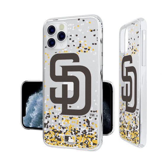 San Diego Padres Confetti Clear Case - 757 Sports Collectibles