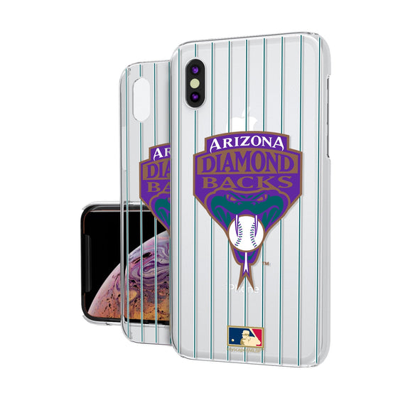 Arizona Diamondbacks 1999-2006 - Cooperstown Collection Pinstripe Clear Case - 757 Sports Collectibles