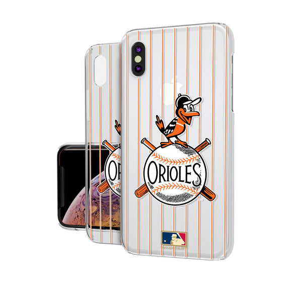 Baltimore Orioles 1954-1963 - Cooperstown Collection Pinstripe Clear Case - 757 Sports Collectibles