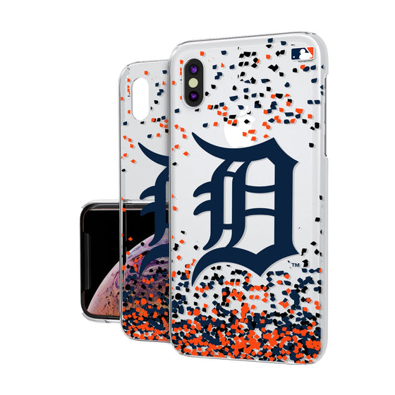 Detroit Tigers Confetti Clear Case - 757 Sports Collectibles