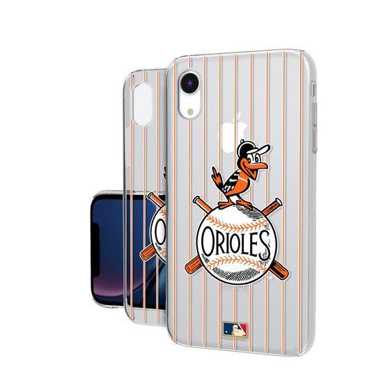Baltimore Orioles 1954-1963 - Cooperstown Collection Pinstripe Clear Case - 757 Sports Collectibles