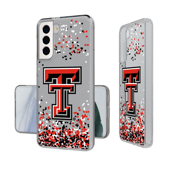 Texas Tech Red Raiders Confetti Clear Case-1