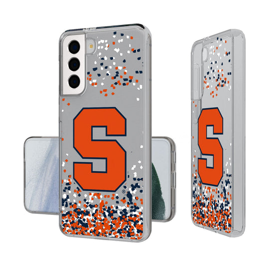 Syracuse Orange Confetti Clear Case-1