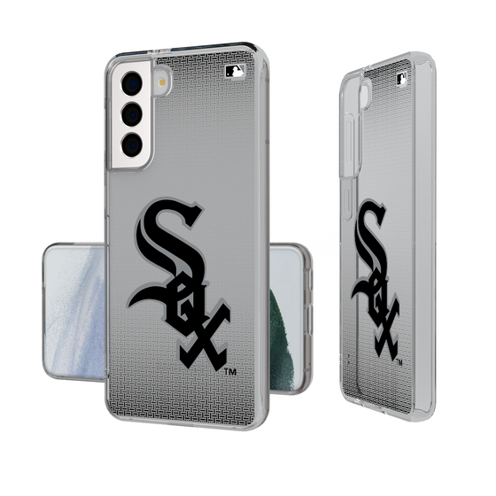 Chicago White Sox Linen Clear Phone Case-1