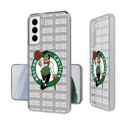 Boston Celtics Blackletter Clear Case-1