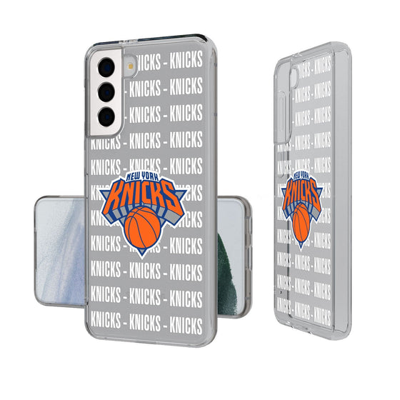 New York Knicks Blackletter Clear Case-1