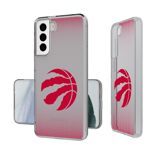 Toronto Raptors Linen Clear Phone Case-1