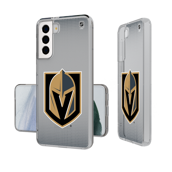 Vegas Golden Knights Linen Clear Phone Case-1