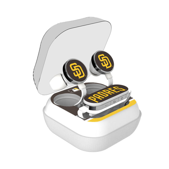 San Diego Padres Stripe Wireless Earbuds - 757 Sports Collectibles