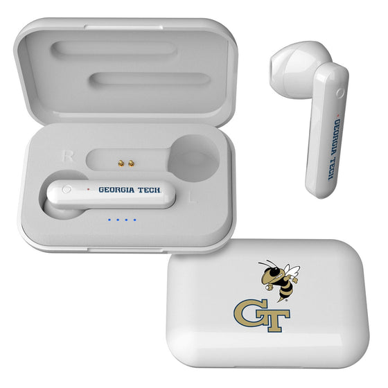 Georgia Tech Yellow Jackets Insignia Wireless Earbuds-0