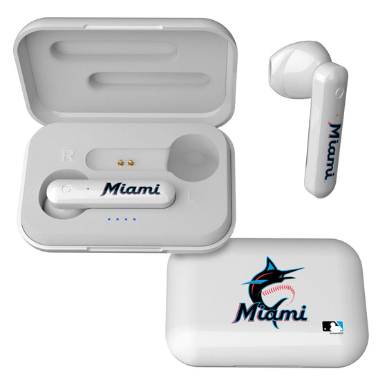 Miami Marlins Insignia Wireless Earbuds - 757 Sports Collectibles