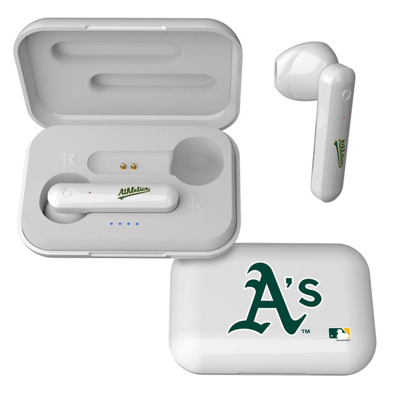 Oakland Athletics Insignia Wireless Earbuds - 757 Sports Collectibles