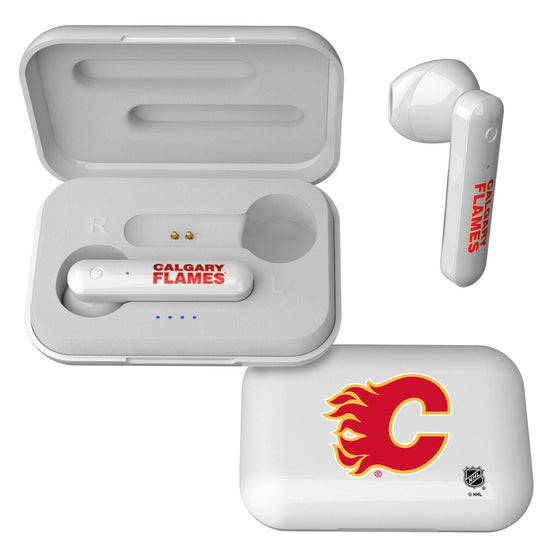 Calgary Flames Insignia Wireless Earbuds-0