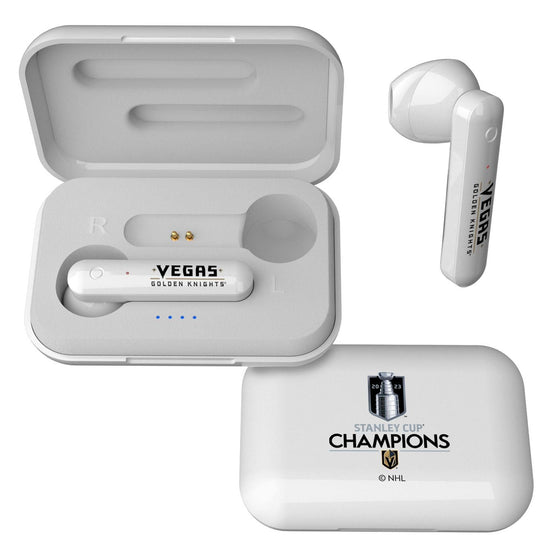 Vegas Golden Knights Insignia Wireless TWS Earbuds-0