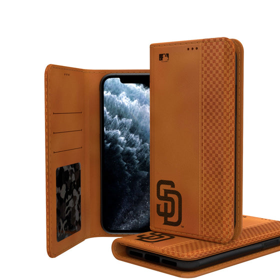 San Diego Padres Woodburned Folio Case - 757 Sports Collectibles