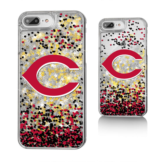 Cincinnati Reds Confetti Gold Glitter Case - 757 Sports Collectibles