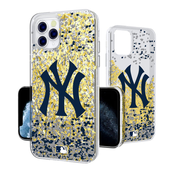 New York Yankees Confetti Gold Glitter Case - 757 Sports Collectibles