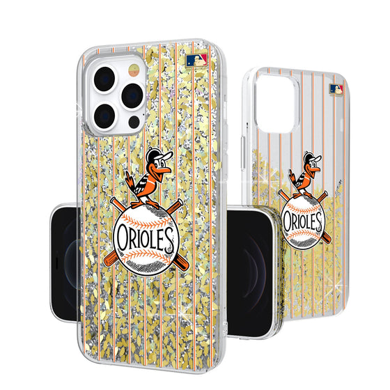 Baltimore Orioles 1954-1963 - Cooperstown Collection Pinstripe Gold Glitter Case - 757 Sports Collectibles