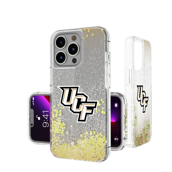 Central Florida Golden Knights Linen Glitter Phone Case-0